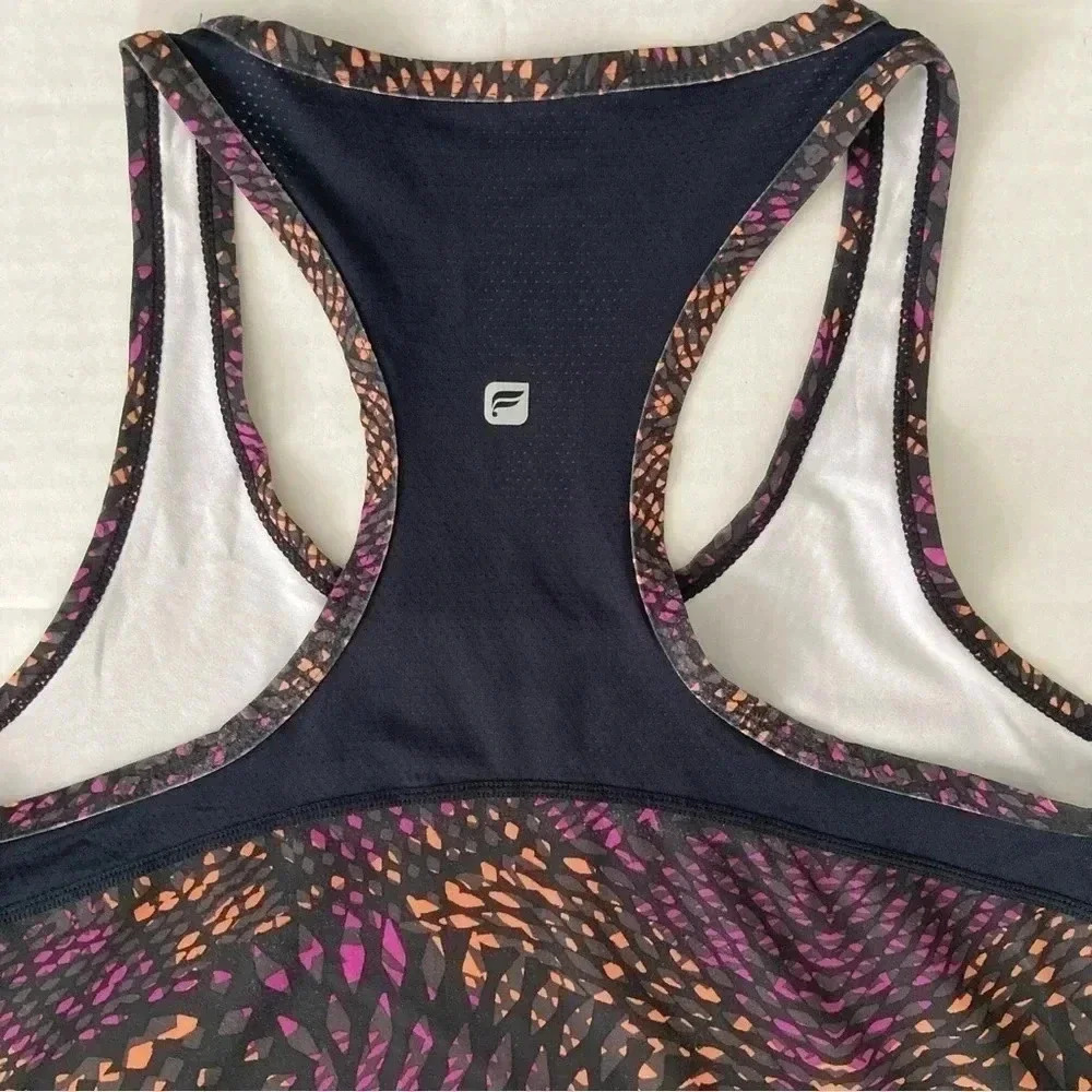 FABLETICS Leon Racerback Abstract Print Tank‎ Top Small - Picture 3 of 7